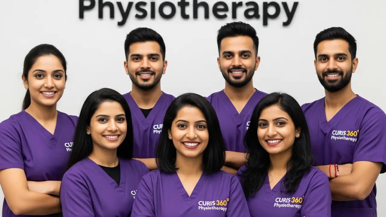 Physiotherapy team at Curis 360 Physiotherapy Clinic in Bengaluru
