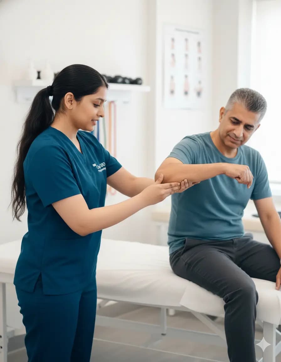 Hands-on Sciatica & Radiculopathy rehabilitation at Curis 360 physiotherapy clinic, Bengaluru