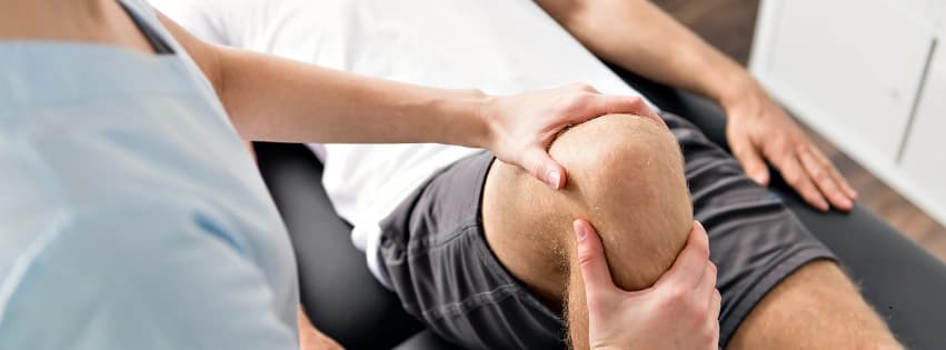 A Curis 360 physiotherapist administering a treatment session